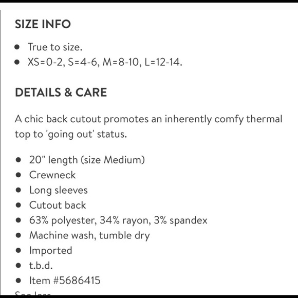 F.P WE THE FREE WHITE LOVE ME THERMALS “ S “. - Picture 6 of 6